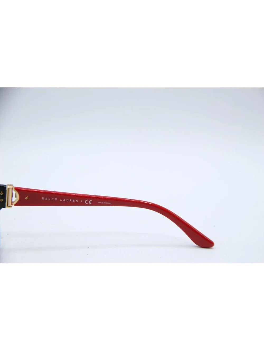 Ralph Lauren Rl 6150 5001 Black Red Gold Authentic Frames Eyeglasses 51-19